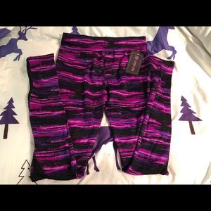 Popsugar Pink & Purple Leggings